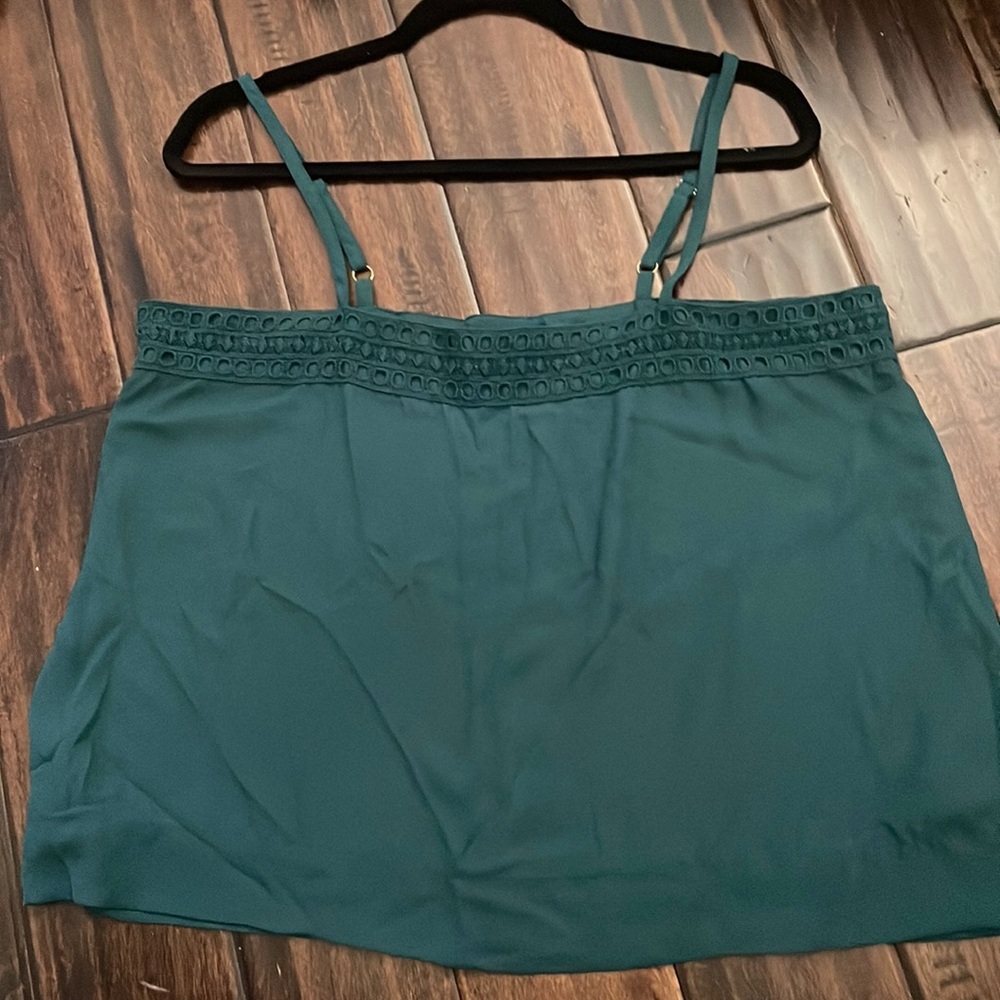 Mossimo Dark Teal Camisole Crop Top